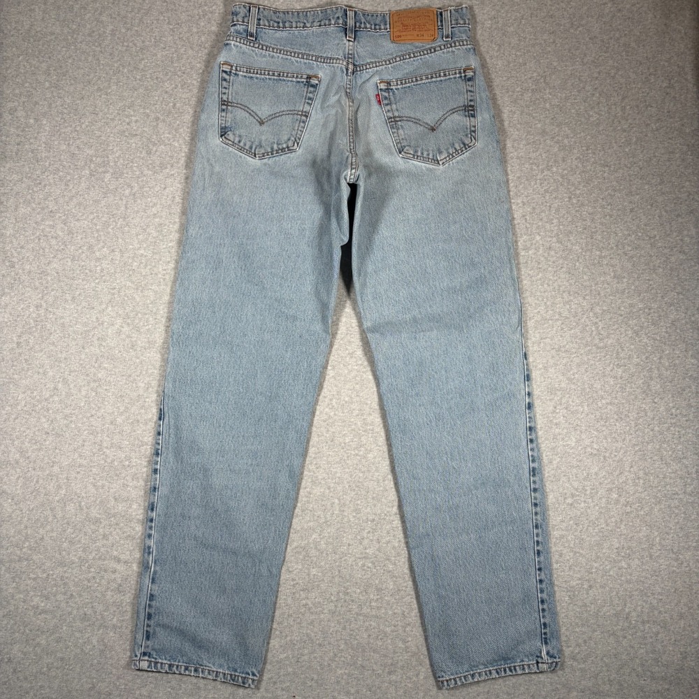 Vintage Levis 550 Jeans Mens 34x34 (Fits 33x33) Relaxed Fit Distressed Denim 90s